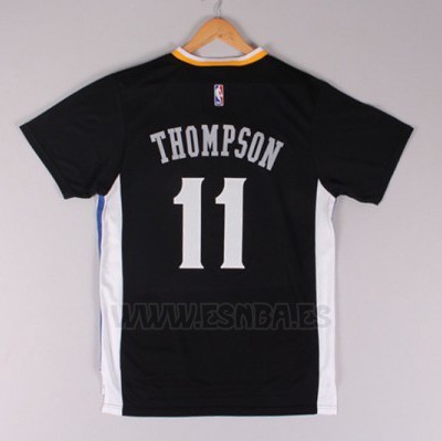 Camiseta Manga Corta Golden State Warriors Klay Thompson #11 Negro